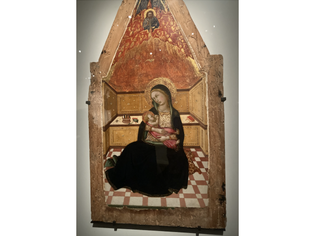 'Les choses' au musée du Louvre 2 ©Niccolò di Buonaccorso, La Vierge d’humilité
